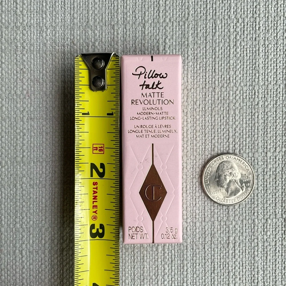 Charlotte Tilbury full sized Matte Revolution Lipstick pillow talk